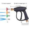 Car Wash Trigger Gun Car Washer High-pressure Accessories Multifunction Professional Adjustable 4000psi 1/4 Quick Connector
