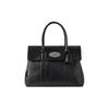 Mulberry Bayswater Jednobarevná Ikonická Messengerová Taška s Zámkem Tote Bag Dámské Tote Tašky Černá HH6601213A100