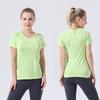 Damen Rundhals Yoga Top - Atmungsaktiv, Schweißableitend, Schnelltrocknendes Fitness-T-Shirt 2.0 von EBBTOSTREET