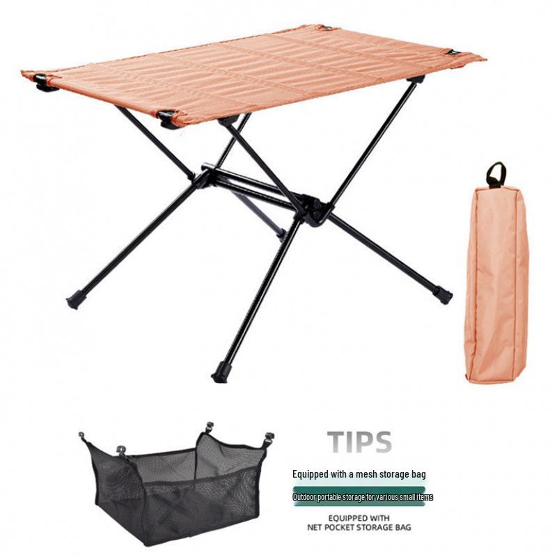 Portable Folding Camping Table, Lightweight Aluminum Alloy Outdoor Dining Table