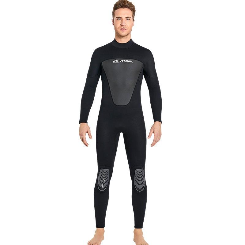 3mm Neoprene Wetsuit Men Women Full Body Long Sleeve Surfing Diving Snorkeling Winter Swimming Thermal Protection