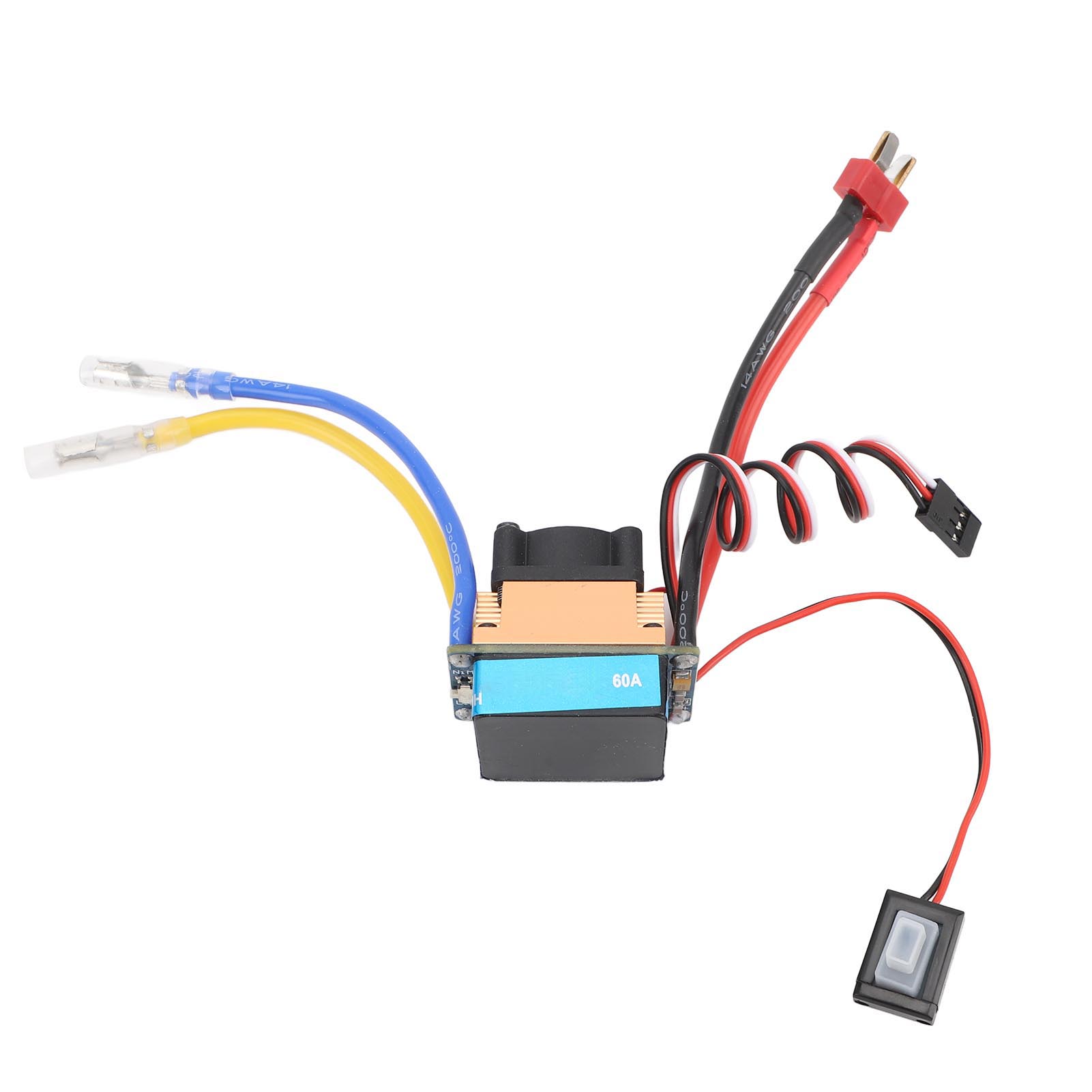 

480A Brushed Speed Controller 3 Modes Multiple Protection ESC Waterproof ESC for 1 10 RC Car