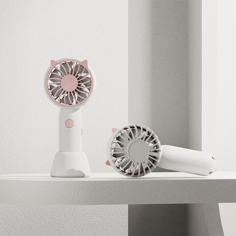 

26 Portable USB Rechargeable Handheld Fan for Dormitory, Baby, Outdoor Use, and Gifts 132*60*32 mm розовый