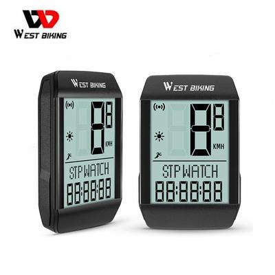 5-sprachiger Fahrrad-Geschwindigkeitsmesser, wasserdichter Fahrrad-Kilometerzähler, multifunktionaler Fahrrad-Tachometer