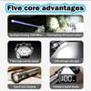 NEWEST High Power LED Flashlights 18650 USB C Rechargeable Tactical Flash Light Powerful Torch Waterproof Hiking Camping Lantern