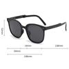 New Small Square Sunglasses Women Lightweight Folding UV400 Sun Glasses Fashion Outdoor Leisure Eyewear