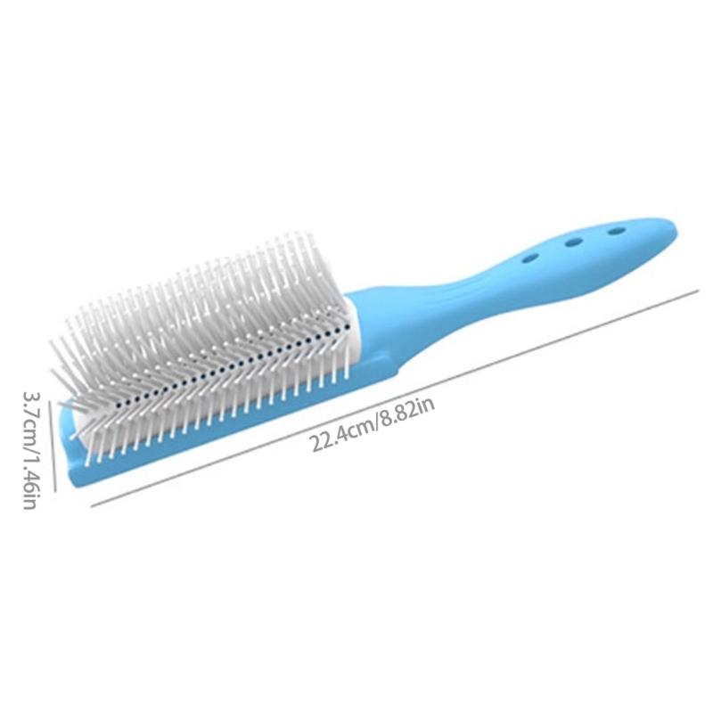 Ergonomic Detangle Hairbrush With Soft Bristles And Hollow Out Designs Hairdressing Tool Styling Comb For Oild Head