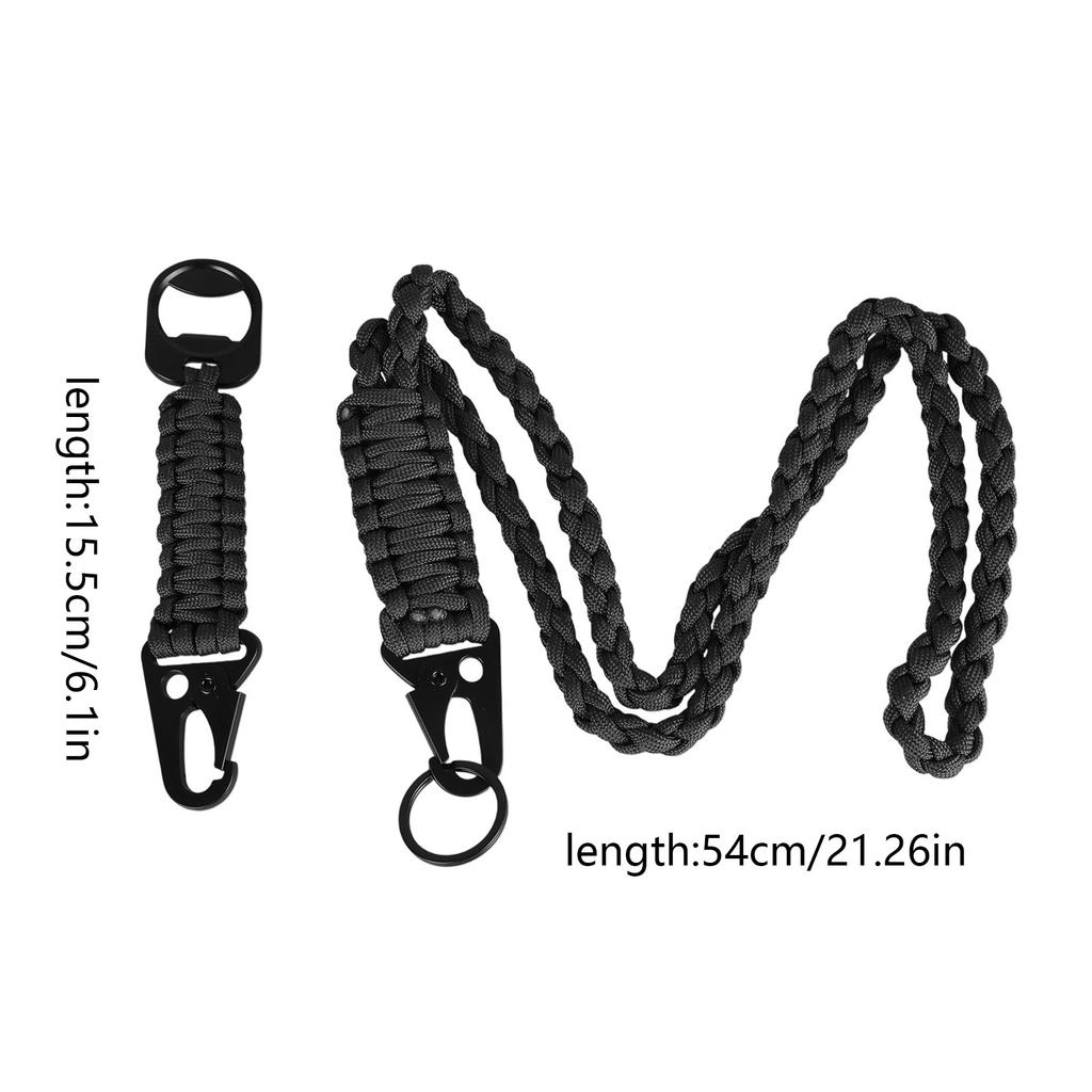 2 Pcs Multipurpose Paracord Keychain Survival Tool Paracord Cord Rope Emergencies Keychain for Outdoor Camping, Hiking