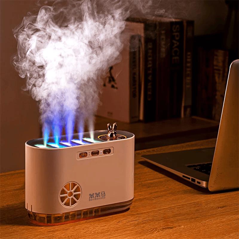 Portable Desktop Humidifier & Aroma Diffuser with Night Light CN plug (adapter included)