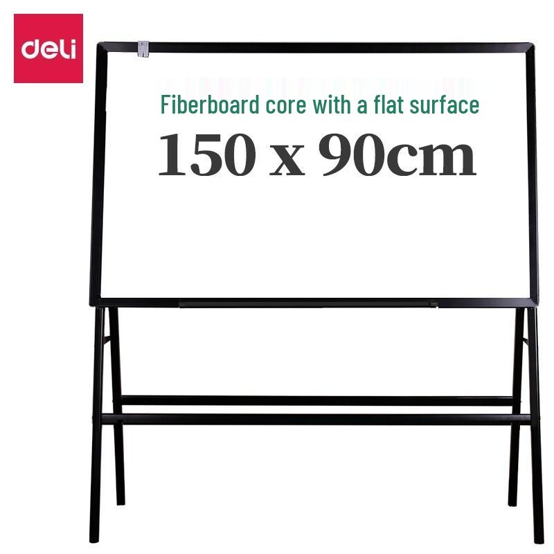 Deli 150x90cm Magnetic Whiteboard with A-Frame Stand