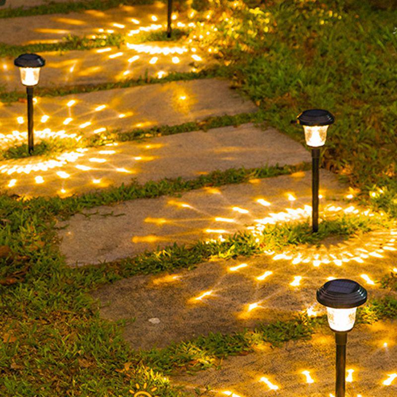 Solar Garden Decor Lights: Outdoor Courtyard Atmosphere Ground Plug Lighting for Yard and Lawn