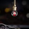 10ML Santa Claus Car Perfume Pendant Aromatherapy Christmas Gift Ornaments Glass Empty Bottle Perfume Refill Bottle Diffuser