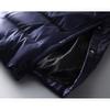 Womens Mid-Length Hooded Down Coat With Waist Cinching A-Line Fit Winter Warm Jacket