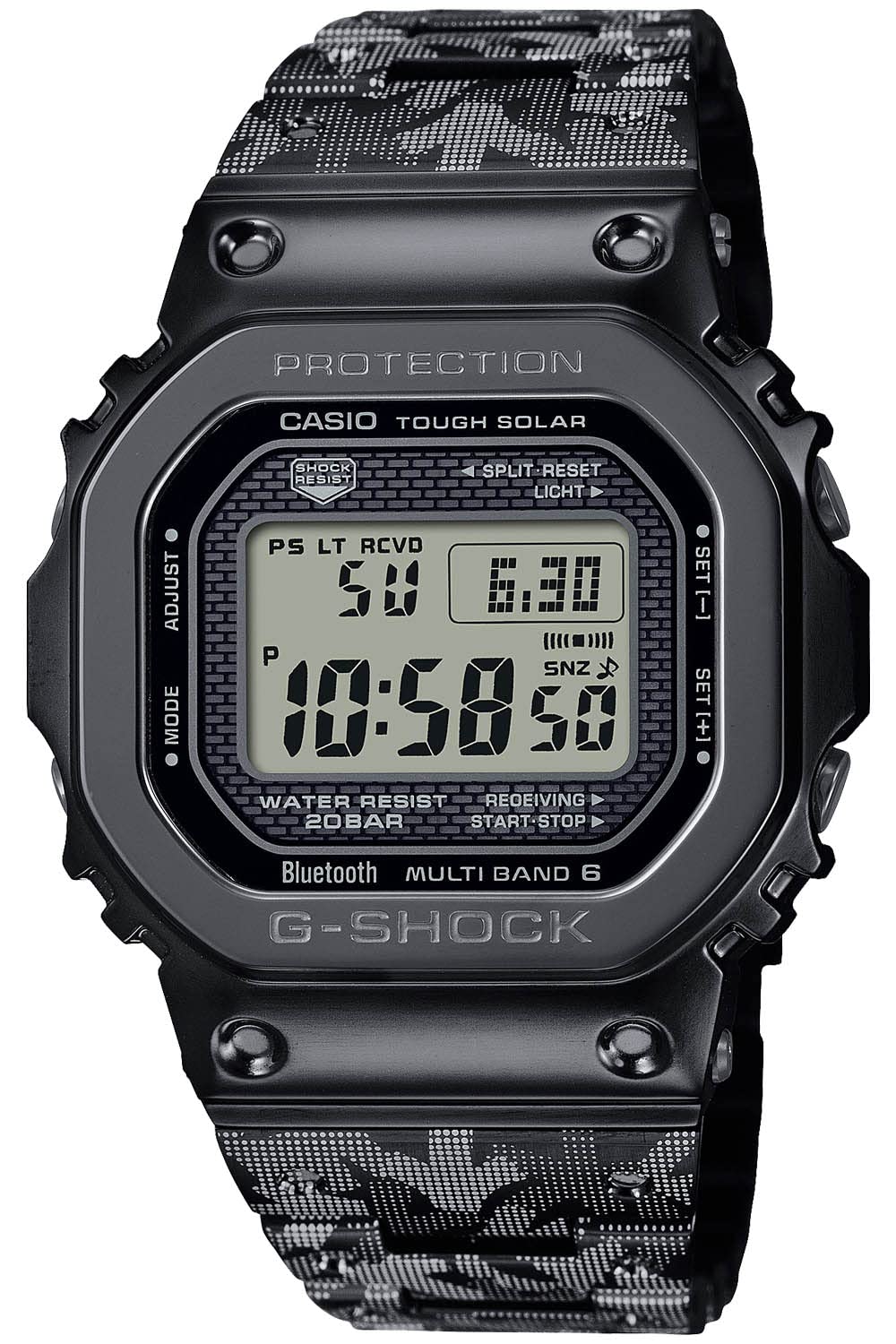 

Годинник оснащений Bluetooth Full Metal Radio Solar 40th Anniversary ERIC HAZE Collaboration Model Black [Casio] G-Shock [] G-SHOCK × GMW-B5000EH-1JR