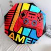 1PC Game theme Umbrella Portable Folding Umbrella Iron Frame Hole Bone Structure Outdoor Home Umbrella A9