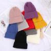 New Fashion Casual Hat Thicken Warm Ski Hat Hedging Cap Slouchy Bonnet Wool Knit Beanies