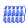 Pack of 10 LED Silicone Bracelets Flashing Light Up Wristband Accessory Adjustable Size Wrist Bands Jewelry for Party