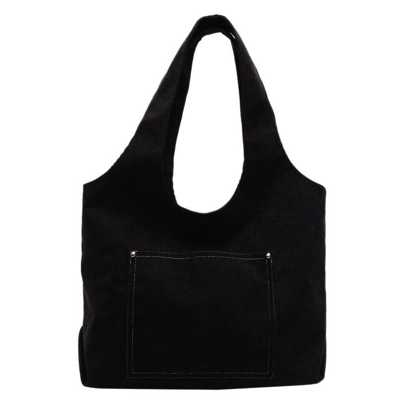 Autumn and winter tide with large-capacity shopping bag leisure literary and leisure handbag simple retro shoulder women's bag tide
