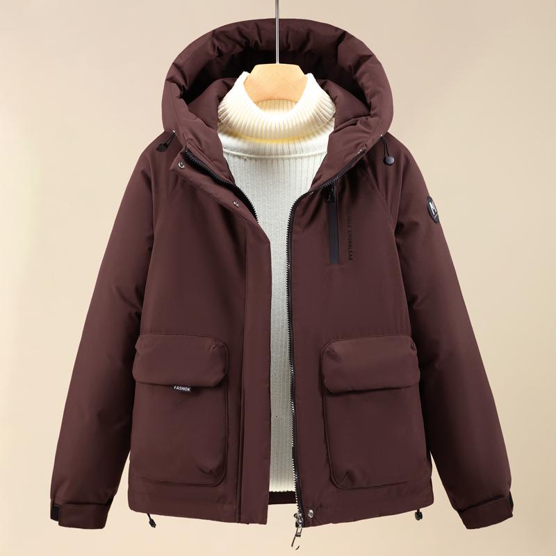 Fashion Woman Parkas Winter Short Coats Hooded Thick Warm Outerwears Women's Jackets