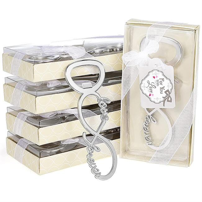 

30 шт. Відкривачки для пляшок «Любов назавжди» для весільних подарунків гостям, на дитяче свято, на день народження срібний