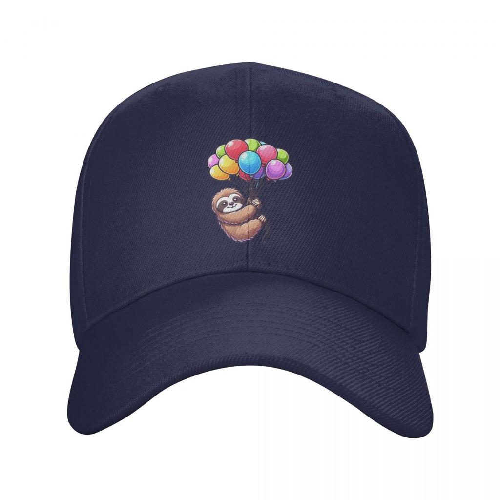 Balloon Sloth Cute Funny Sloth Hanging Balloon Baseball Caps Men Women Hats Outdoor Cap Streetwear Baseball Hat Casquette