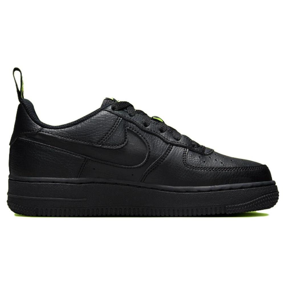 New Nike Air Force 1 Low Black Volt GS FV7020-001
