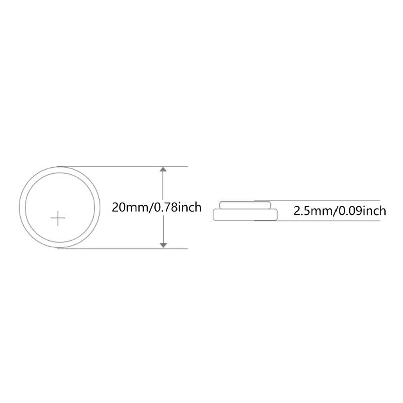 CR2025 Coin Cell Battery 3V Single Pack, Lithium Button Cell for Toys Remotes and Electronic Devices 1pack
