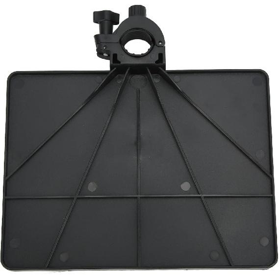 Dilwe Sound Card Tray, Heavy Duty ABS Tray for Standard Speaker Stand & Microphone Stand Rack, Adjustable, Easy Installation, Wide Application, Tray