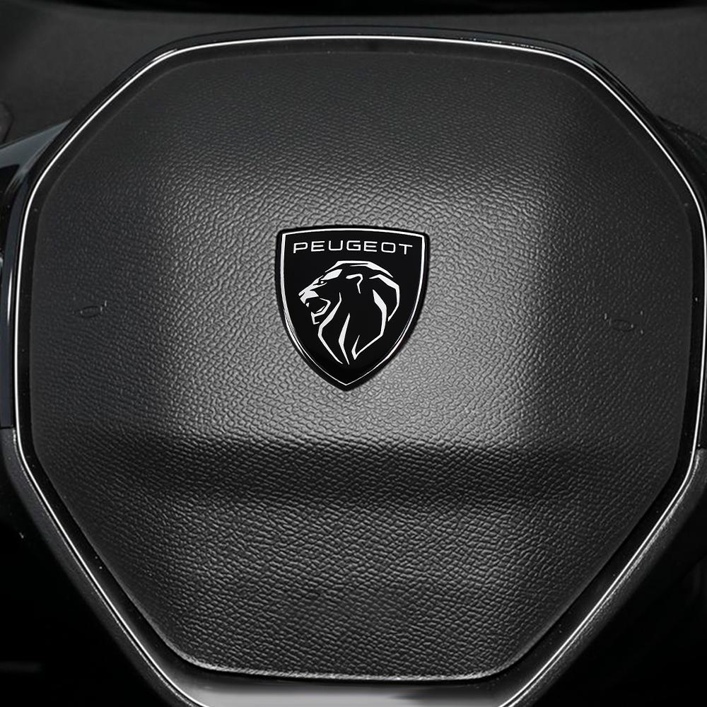 2026 Horká Samolepka na Auto Pro Peugeot 207 3008 206 208 308 5008 407 508 307 4008 2008 1ks Kryt Znak Střed Volantu Auta Embl