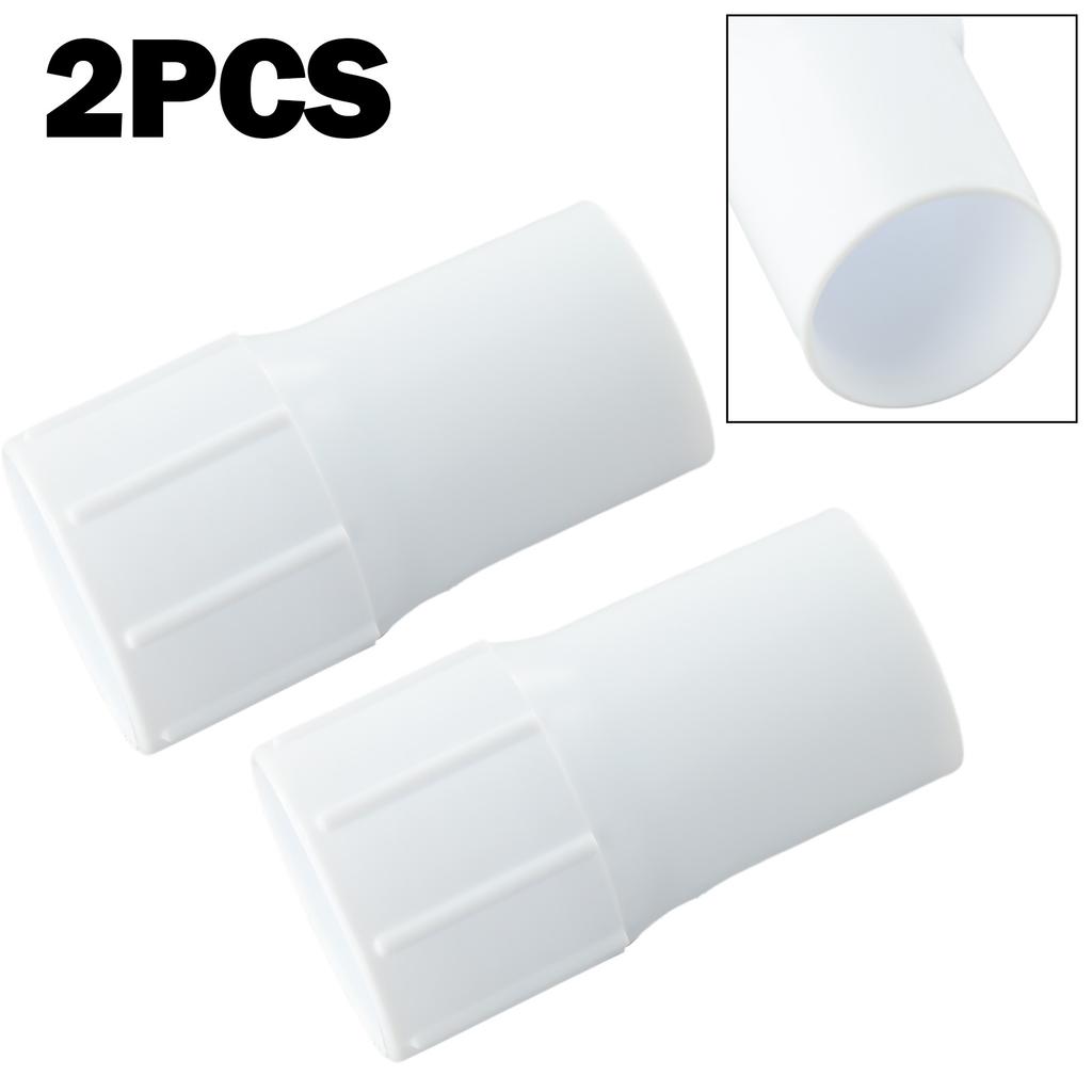 Pool Vacuum Hose Brand New White 2pcs 38mm Accessories Connect Connector End Cuff For Pool Left Hand Pool Hose