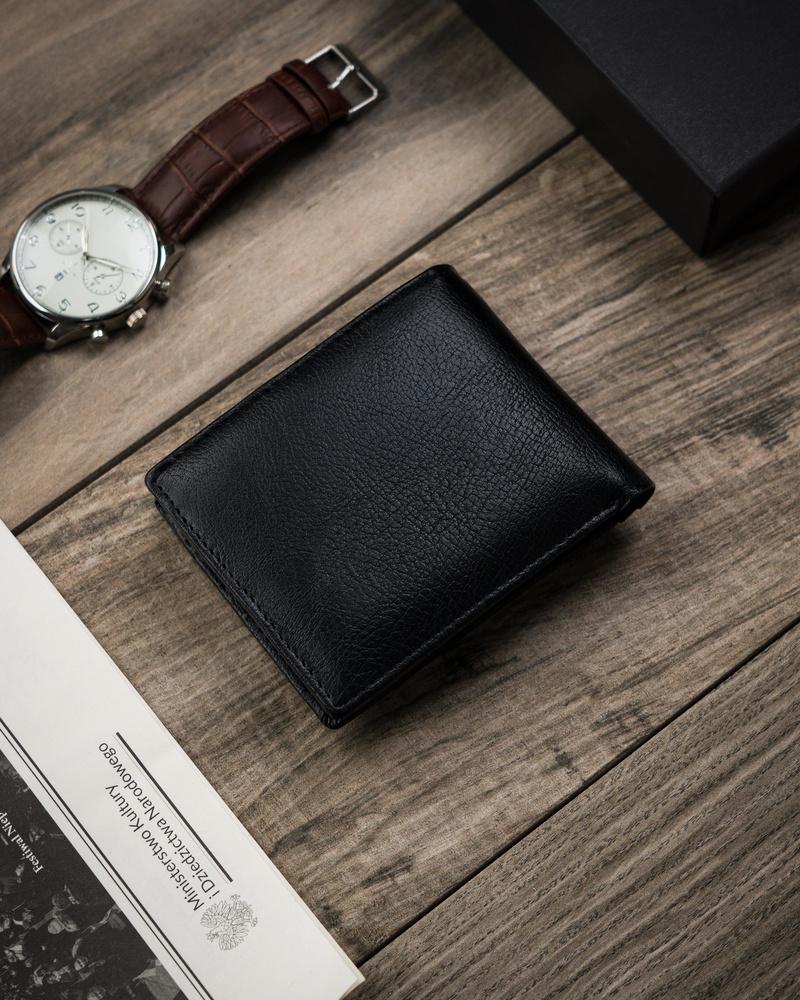 Pojemny Zgrabny Męski Portfel Skórzany Cavaldi