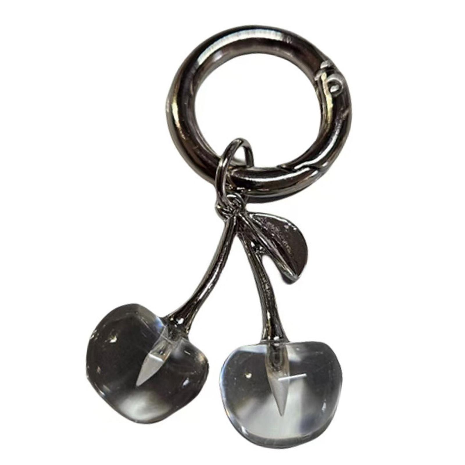 

Подвеска-брелок Cherrys, симпатичный, прочный, из сплава, для сумок и автомобиля, модный аксессуар для законодателей моды прозрачный