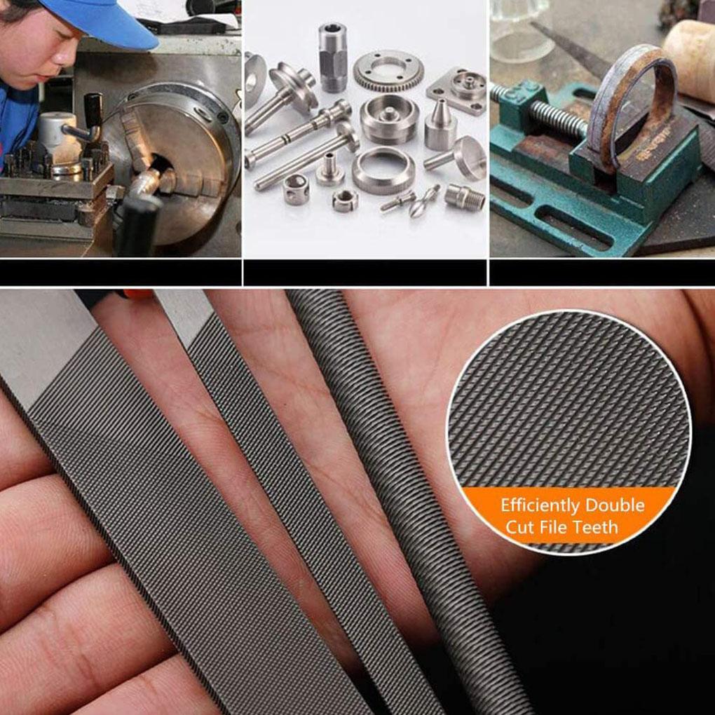 Woodworking Rasps with PVC Handle Wood Polishing Burr Removing File Woodworking Tool Round