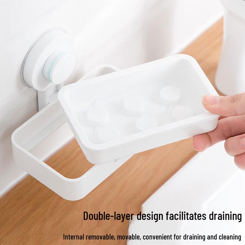 

Chahua No-Drill Suction Wall-Mounted Soap Dish