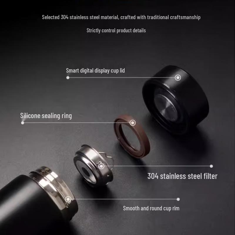 Premium Business Gift Set: Smart Thermos, Neck Massager & Hair Dryer