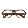Prada optical glasses High nose bridge design, acetate, pilot style, glasses Tortoiseshell color 54mm basic packaging-glasses case + packaging box