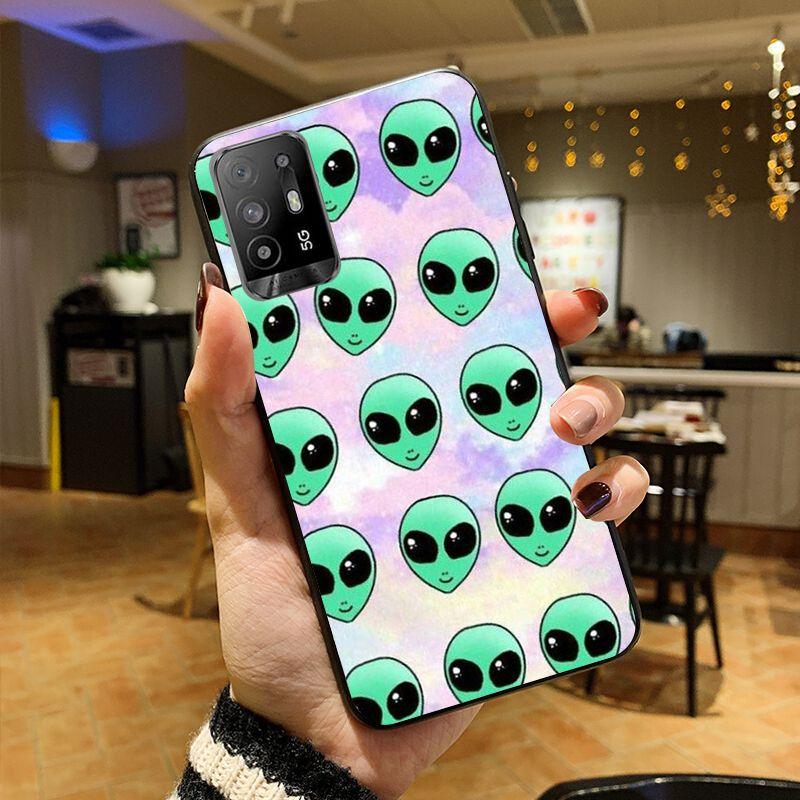 Alien Believe UFO ET Phone Cover For OPPO A74 A94 5G A3S A5 A5S A9 A12 A15 A15S A52 A53 A53S A72 A73 2020 A91 5G Cases Coque