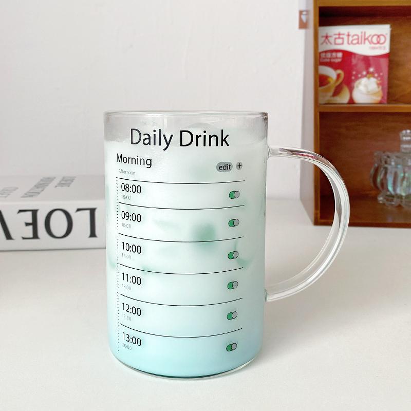 Skleněné šálky 1000 ml s víčkem a slámkou Roztomilé hrnky na kávu Velké sklenice na nápoje Voda Čaj Korejský mléčný džus Pivní šálek