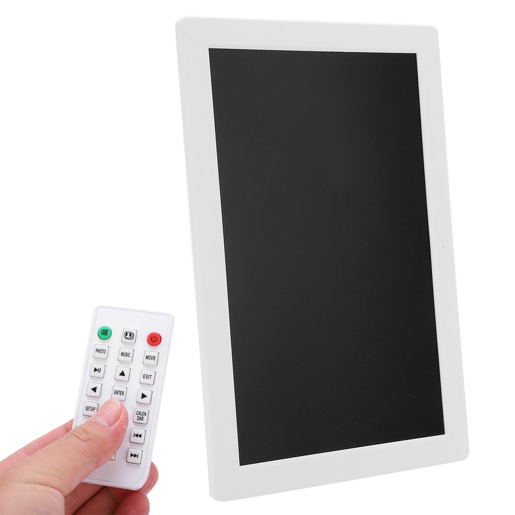 15.4in HD Digital Photo Frame 1280x800 Resolution Support MP3 MP4 Image Playback