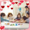 36/18 Pack Valentine Greeting Cards Set with Plastic Domes Candy Holder Cards for Party Exchange Gifts in School Classrooms