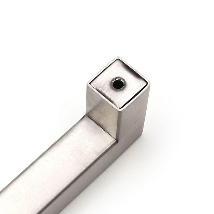 Modern Style Cabinet Drawer Handle Knob Hollow Stainless Steel Door Square Furniture Cupboard Handle Hardware