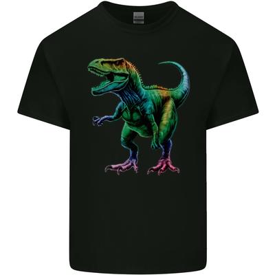 Colourful TRex Dinosaur Unisexs Light Cotton TShirt