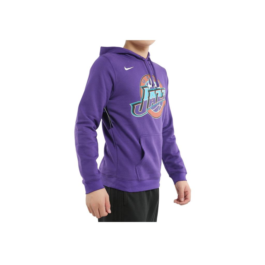 Nike NBA Klassisches Logo Utah Jazz Pullover Hoodie Herren Hoodie Lila CI4540-504