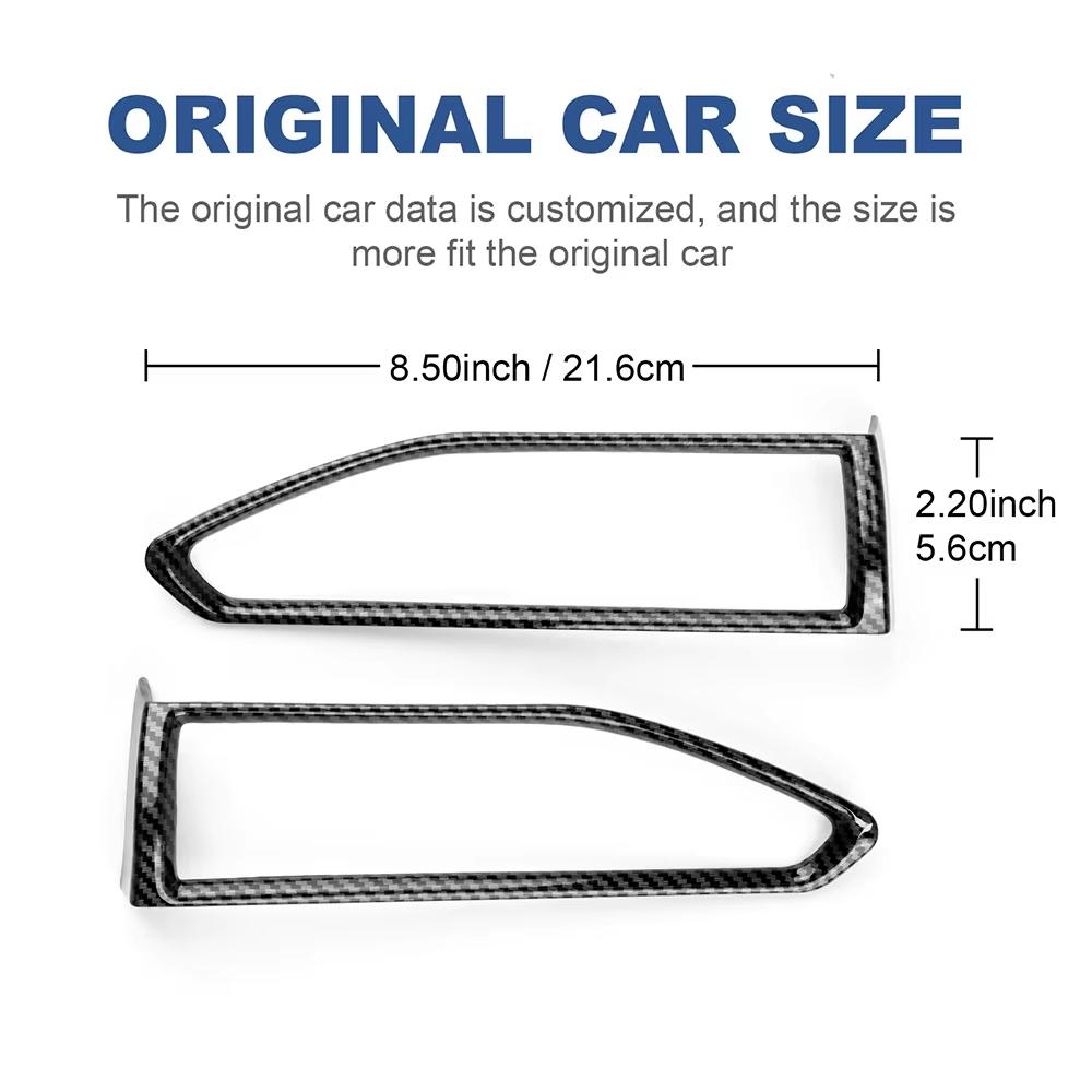For Subaru WRX 2022 2023 2024 ABS Carbon Style Sticker Side Air Vent Outlet Anti scratch Interior Trim RHD LHD Accsesories