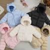 Cute, Warm, Comfortable and Lightweight Winter Hooded Short Coat with Cartoon Ears