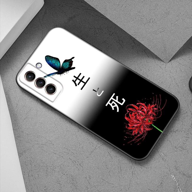Anime Tokyo Ghoul Phone Case For Samsung Galaxy S22 Pro S21 S20 Ultra FE S10 Lite 5G S10E S9 S8 Plus Soft TPU Black Cover