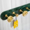 Luxury Wall-Mounted Bronze Marble Bathroom Hook Coat Hanger for Entry Bedroom And Entrance Clothing Storage Organizer