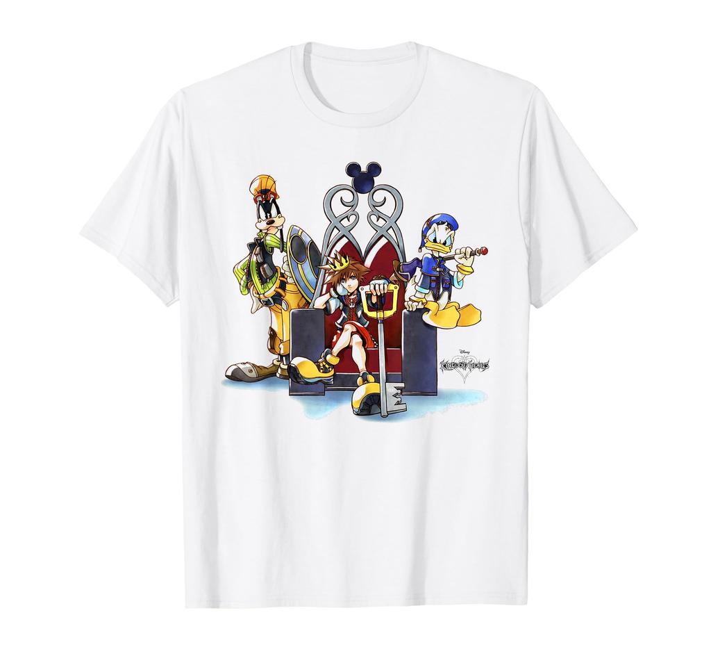 Disney Kingdom Hearts Sora Donald Goofy Sloane Portrait T-Shirt