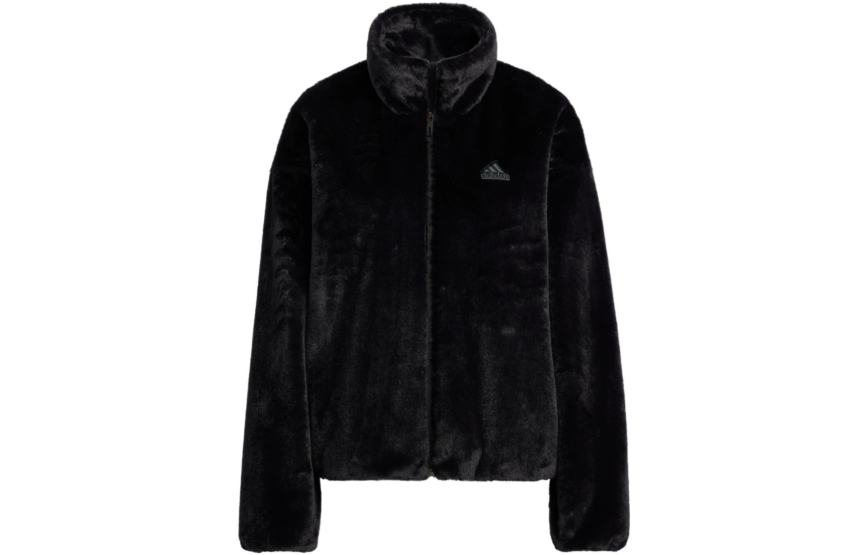 Adidas Jackets Women s Black Stand Collar Moderate Other HM7105 S