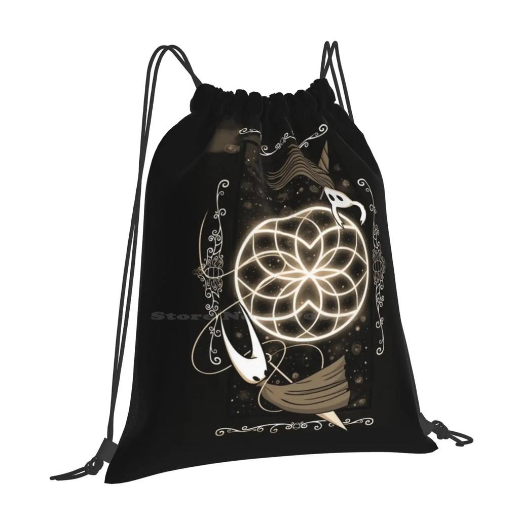 Hollow Knight Large Capacity School Backpack Laptop Bags Hollow Knight Sepia Indie Gamer Pc Wolfwade